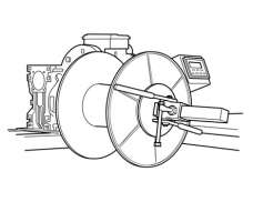 BT/AC Benchtop Winding/Measuring Machine with small drum attachment