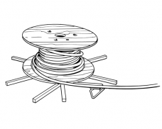 MT4 Material Payoff Turntable-with drum