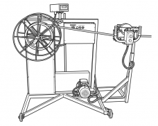 W2/AC Cable Winding/Coiling/Measuring Machine - AC Inverter Control